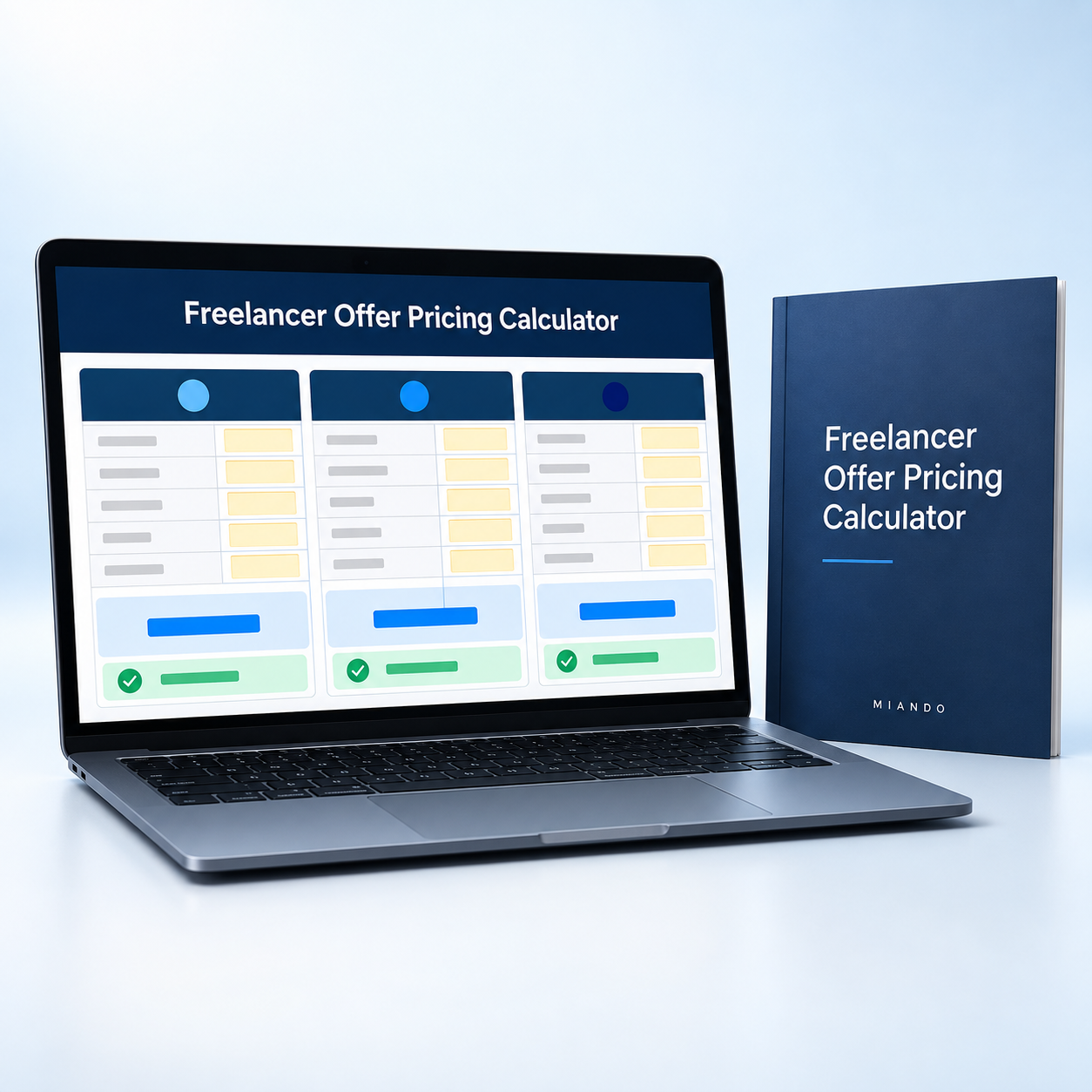 Freelancer Offer Pricing Calculator workbook and guide preview